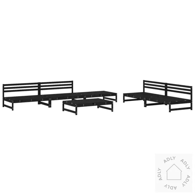 Hagesofagruppe 6 Deler Svart Heltre Furu