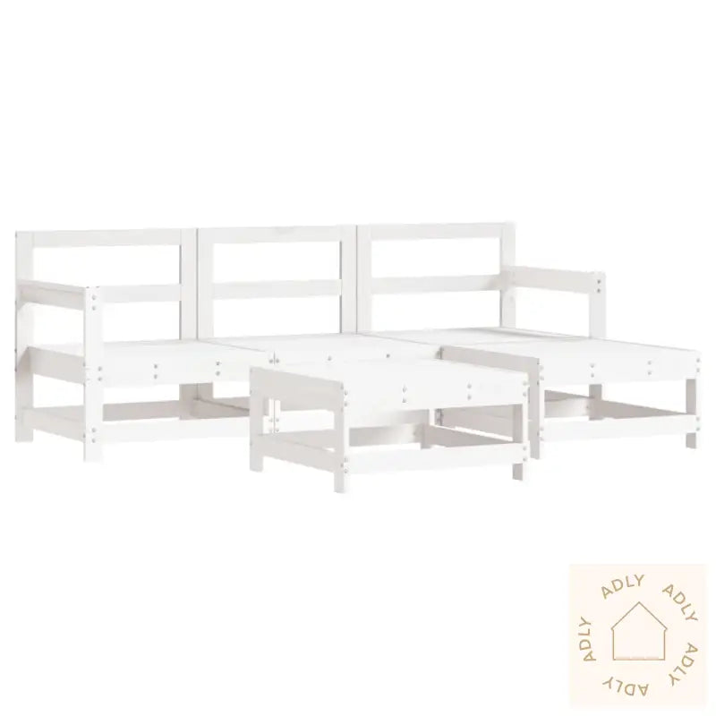 Hagesofagruppe Hvit 5 Deler Heltre Furu