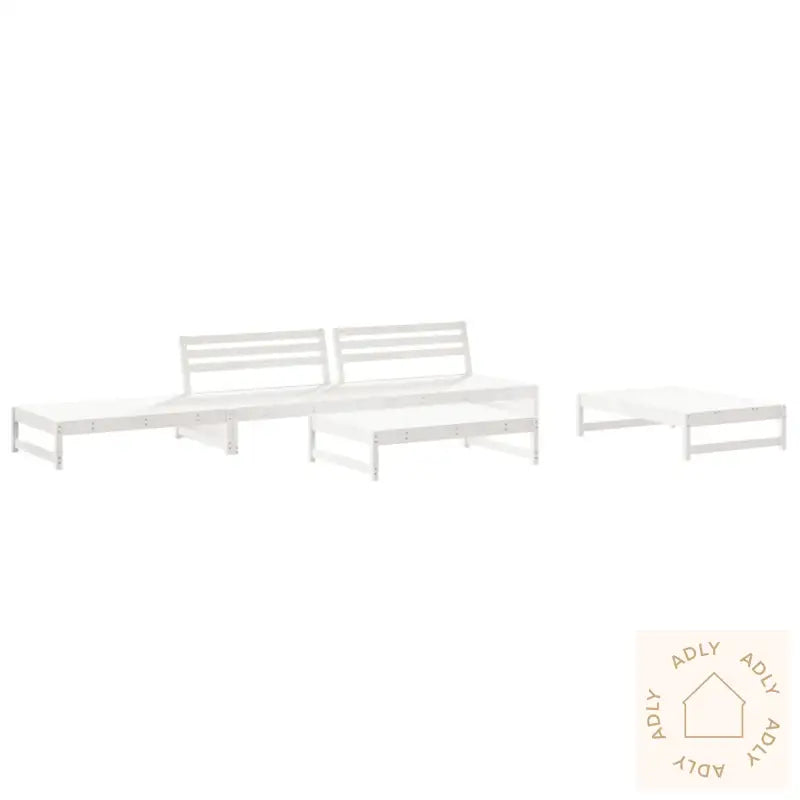 Hagesofagruppe 6 Deler Hvit Heltre Furu