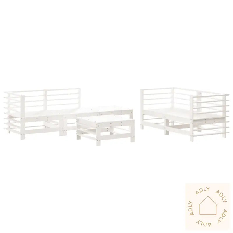 Hagesofagruppe 6 Deler Hvit Heltre Furu