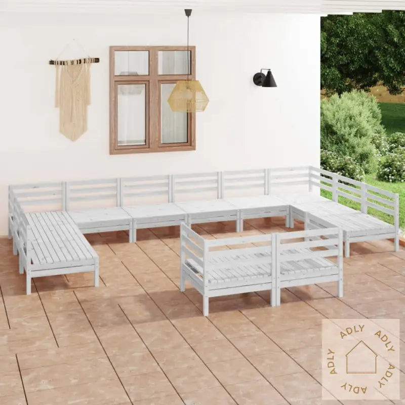 Hagesofagruppe 12 Deler Hvit Heltre Furu