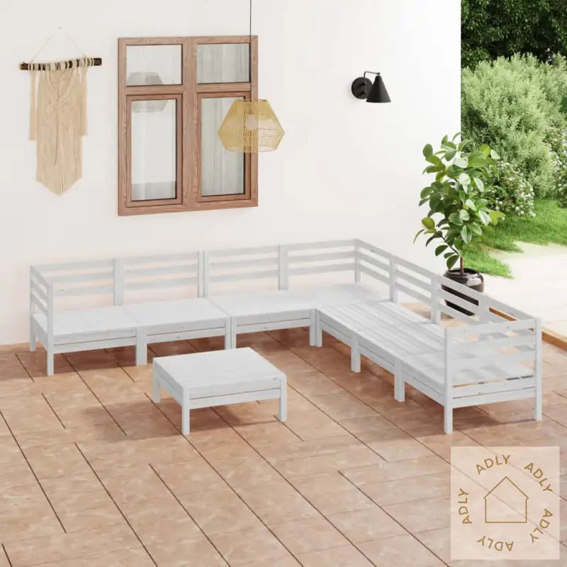 Hagesofagruppe 8 Deler Hvit Heltre Furu