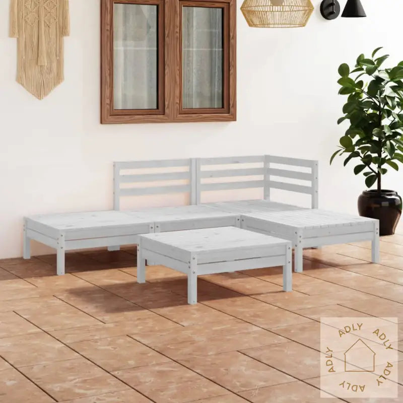Hagesofagruppe 5 Deler Hvit Heltre Furu