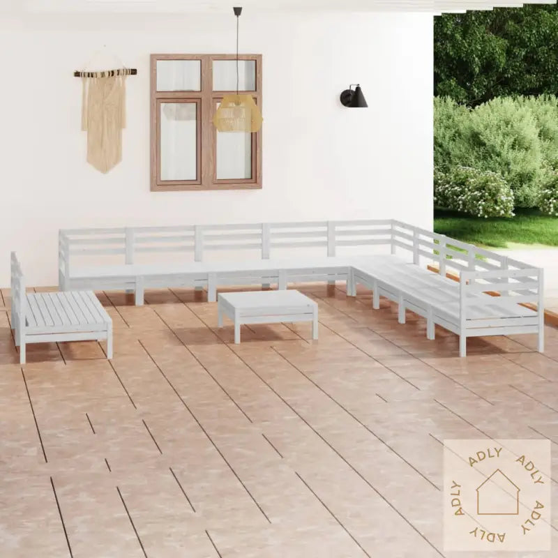 Hagesofagruppe 12 Deler Hvit Heltre Furu