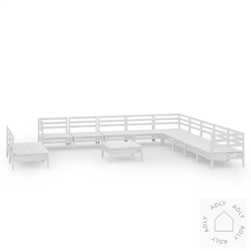 Hagesofagruppe 12 Deler Hvit Heltre Furu