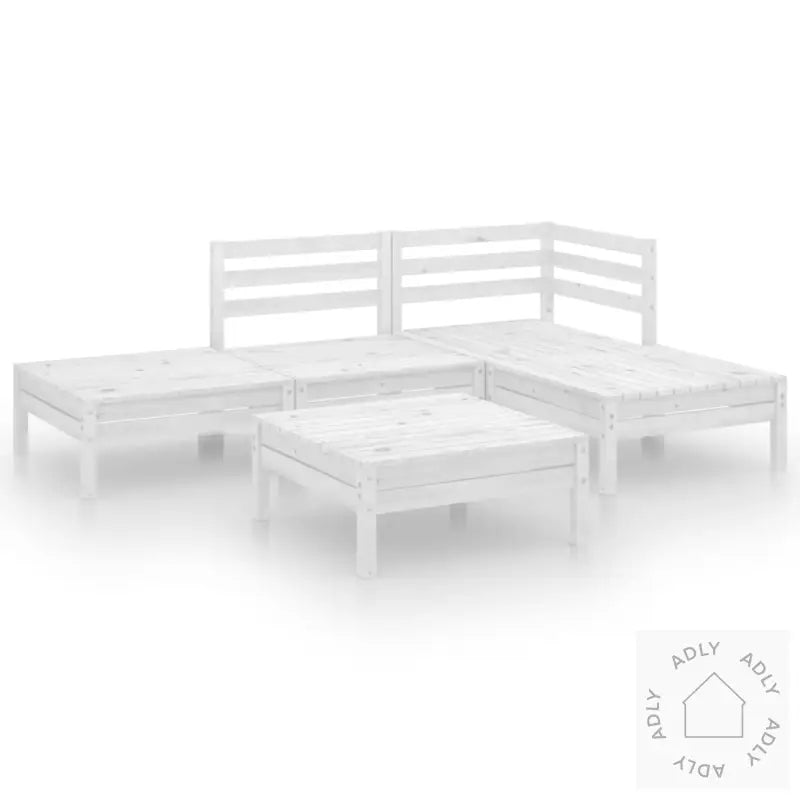 Hagesofagruppe 5 Deler Hvit Heltre Furu