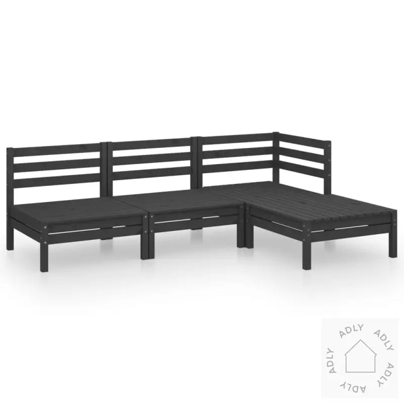 Hagesofagruppe 4 Deler Svart Heltre Furu