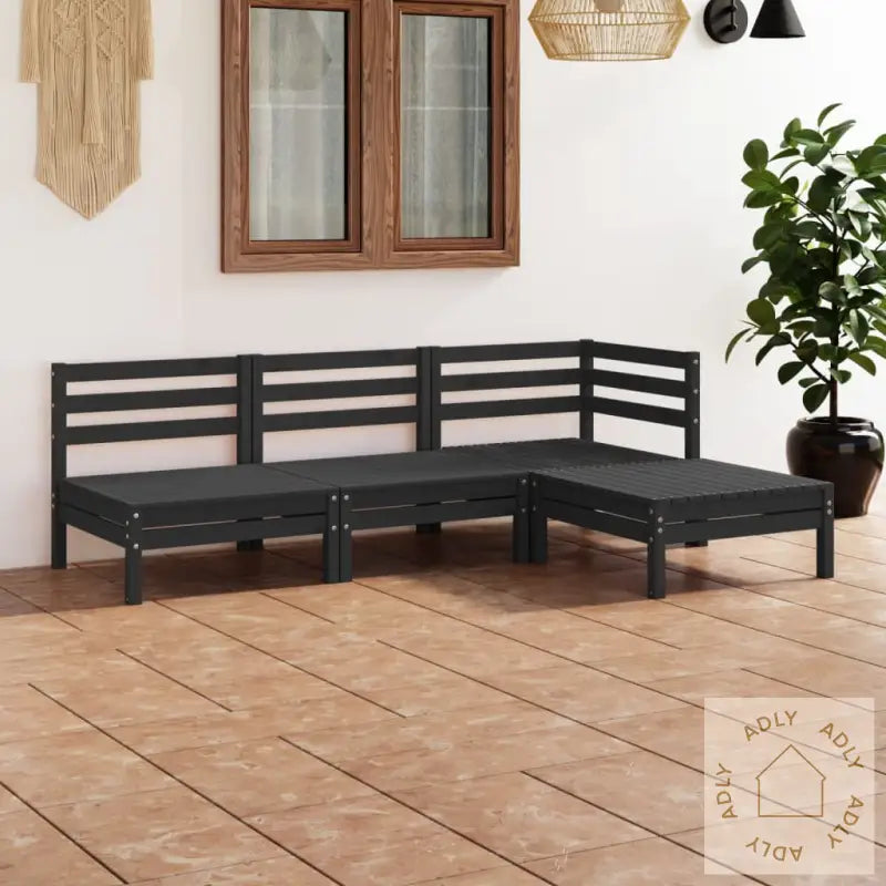 Hagesofagruppe 4 Deler Svart Heltre Furu