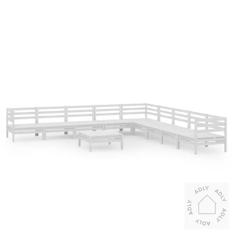 Hagesofagruppe 10 Deler Hvit Heltre Furu