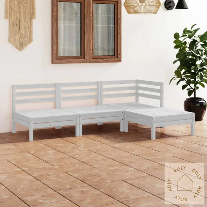 Hagesofagruppe 4 Deler Hvit Heltre Furu