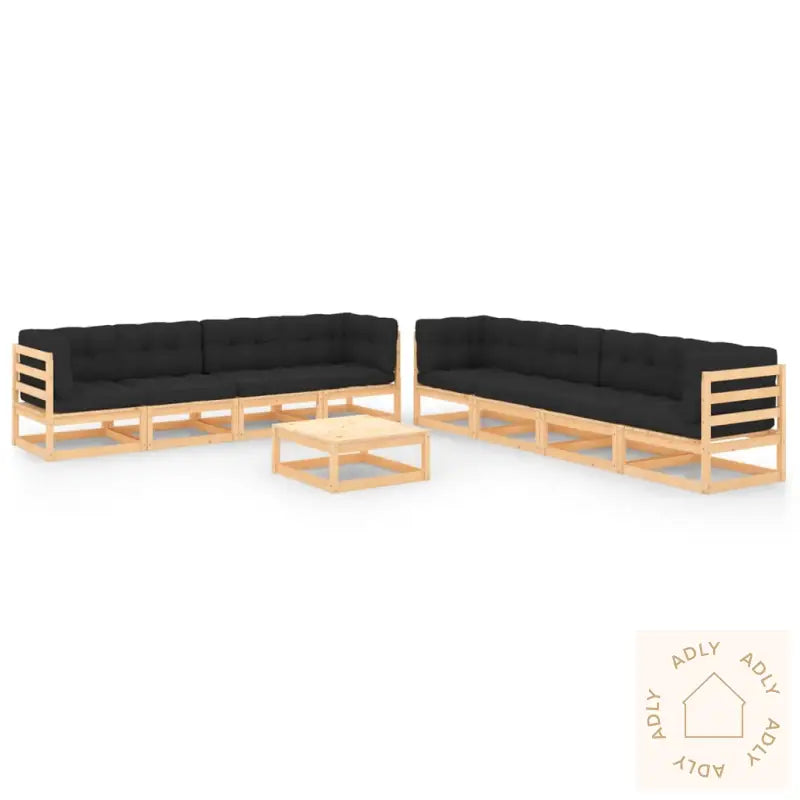 Hagesofagruppe Med Puter 9 Deler Heltre Furu