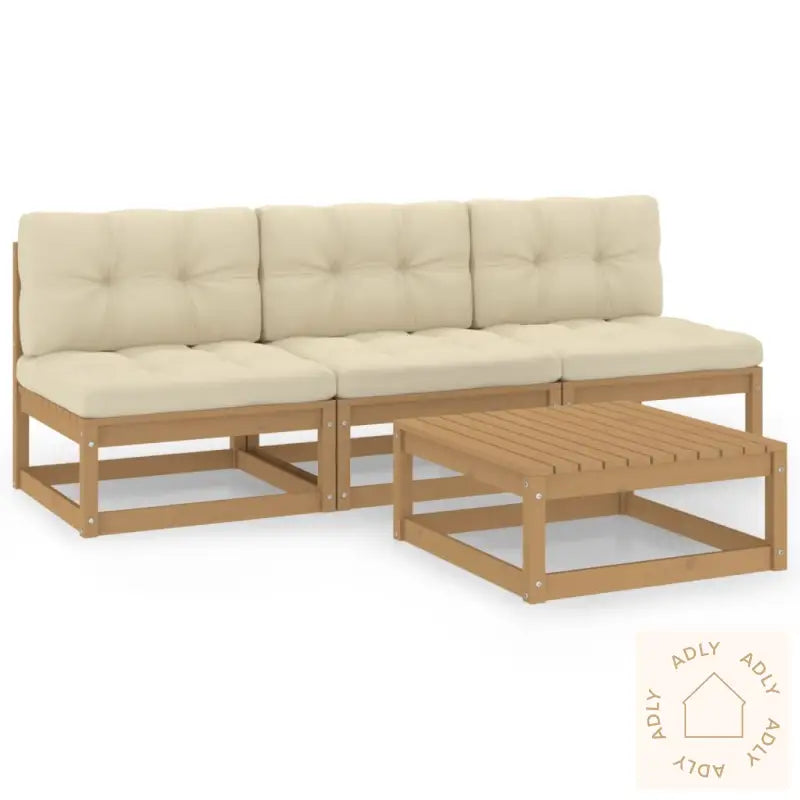 Hagesofagruppe Med Puter 4 Deler Heltre Furu