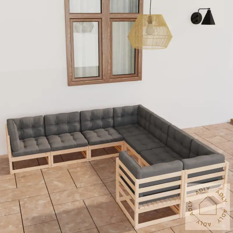 Hagesofagruppe Med Puter 8 Deler Heltre Furu