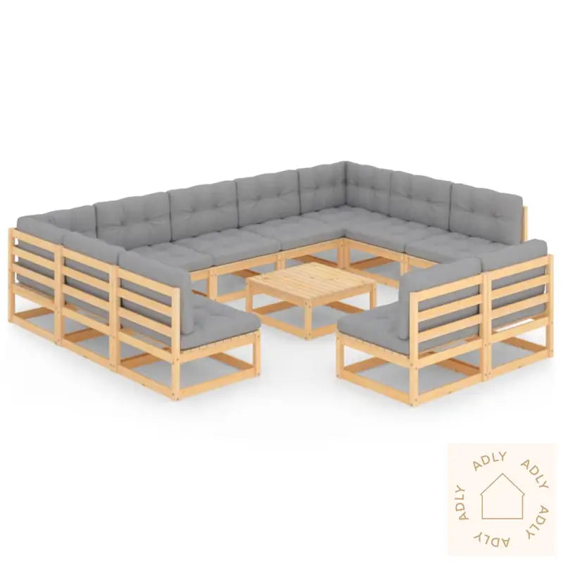 Hagesofagruppe Med Puter 12 Deler Heltre Furu
