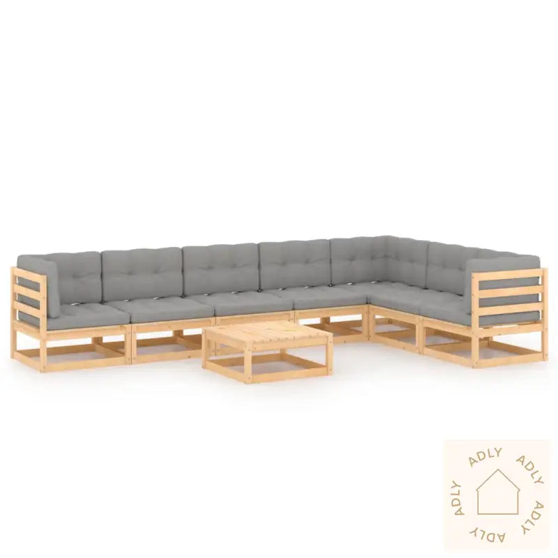 Hagesofagruppe Med Puter 8 Deler Heltre Furu
