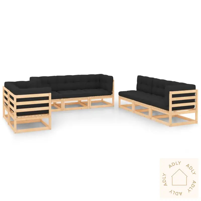 Hagesofagruppe Med Puter 8 Deler Heltre Furu
