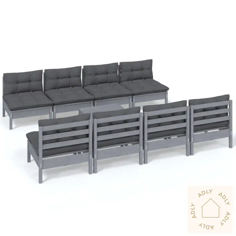 Hagesofagruppe Med Puter 9 Deler Heltre Furu