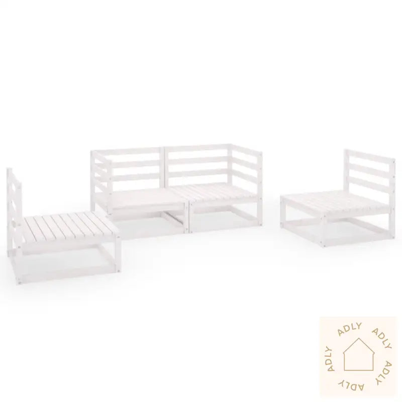 Hagesofagruppe 4 Deler Hvit Heltre Furu