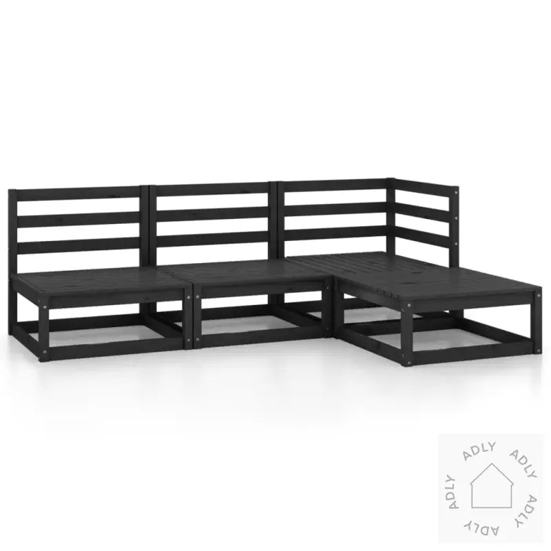 Hagesofagruppe 4 Deler Svart Heltre Furu