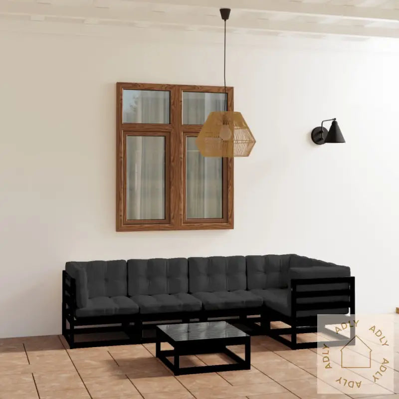 Hagesofagruppe Med Puter 6 Deler Heltre Furu