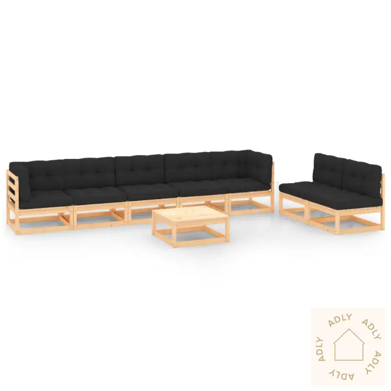 Hagesofagruppe Med Puter 8 Deler Heltre Furu