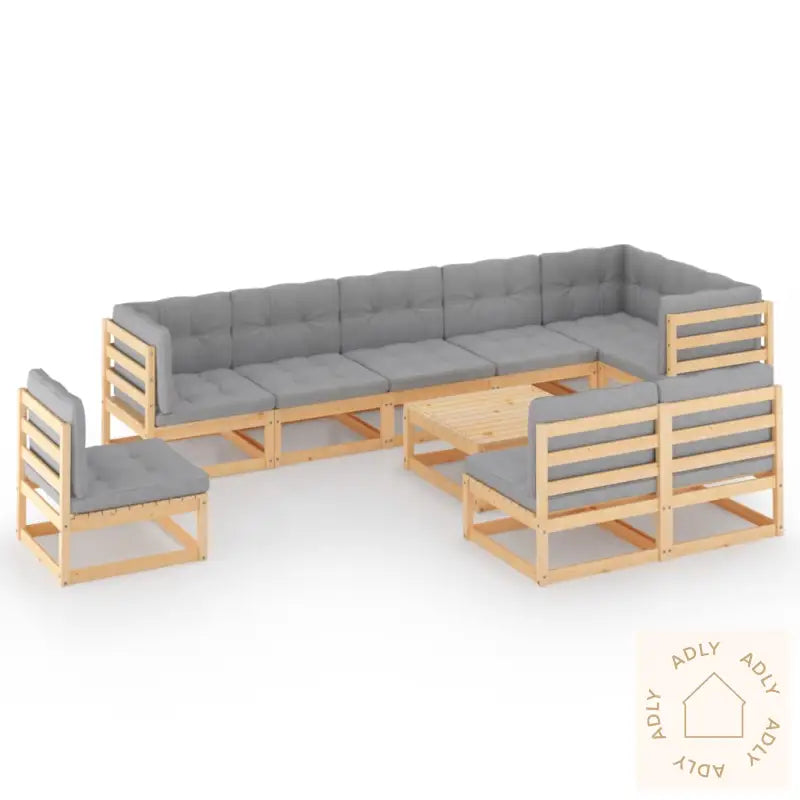Hagesofagruppe Med Puter 10 Deler Heltre Furu
