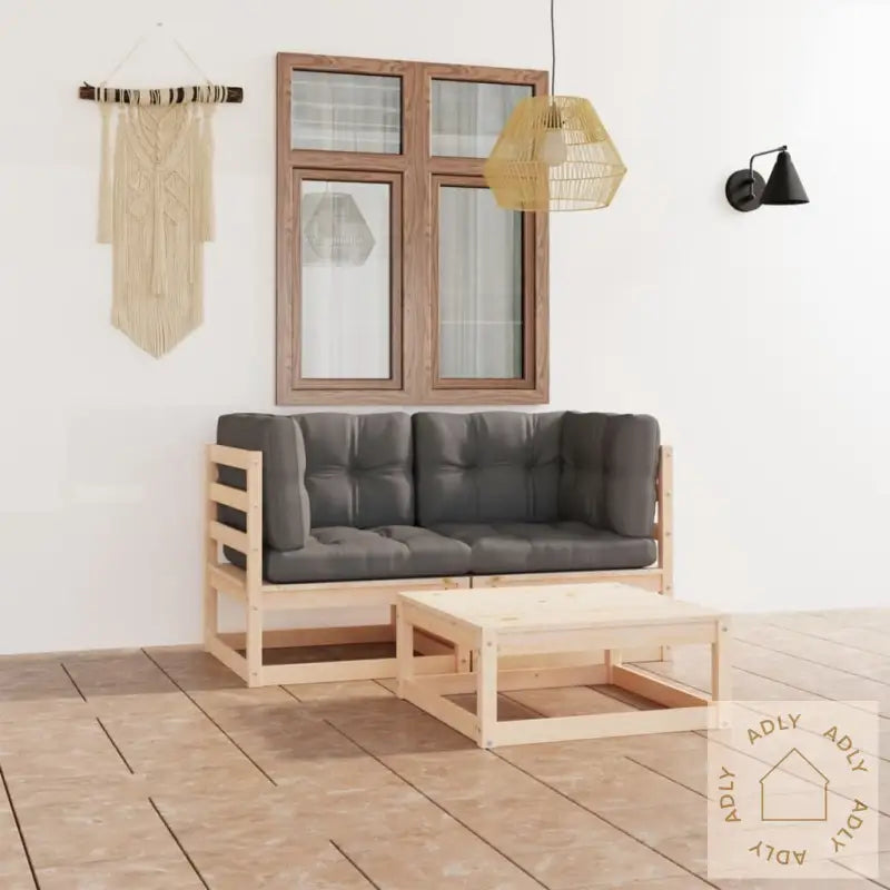 Hagesofagruppe Med Puter 3 Deler Heltre Furu
