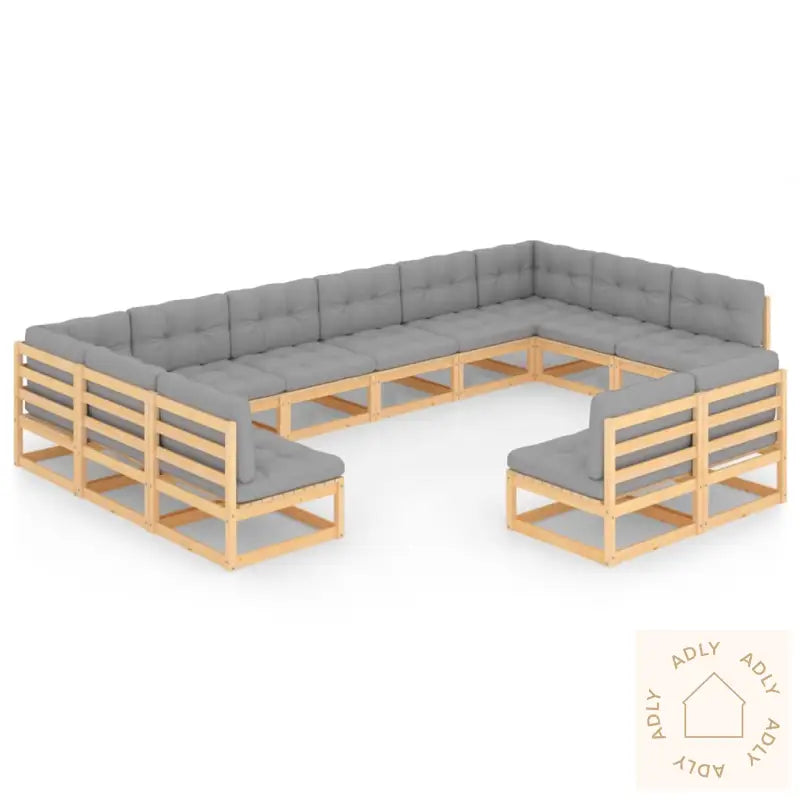 Hagesofagruppe Med Puter 12 Deler Heltre Furu
