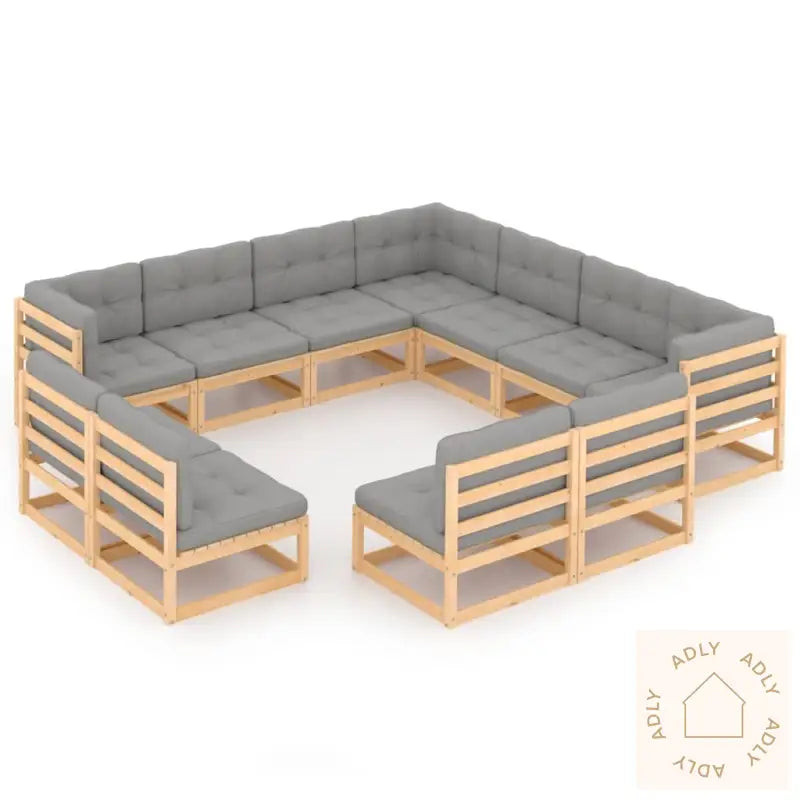 Hagesofagruppe Med Puter 11 Deler Heltre Furu