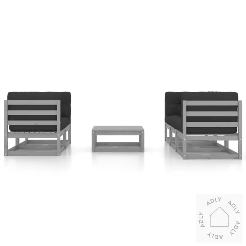 Hagesofagruppe Med Puter 6 Deler Heltre Furu