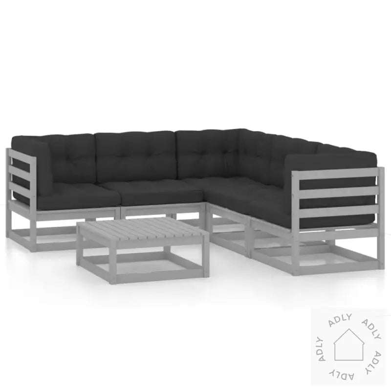 Hagesofagruppe Med Puter 6 Deler Heltre Furu