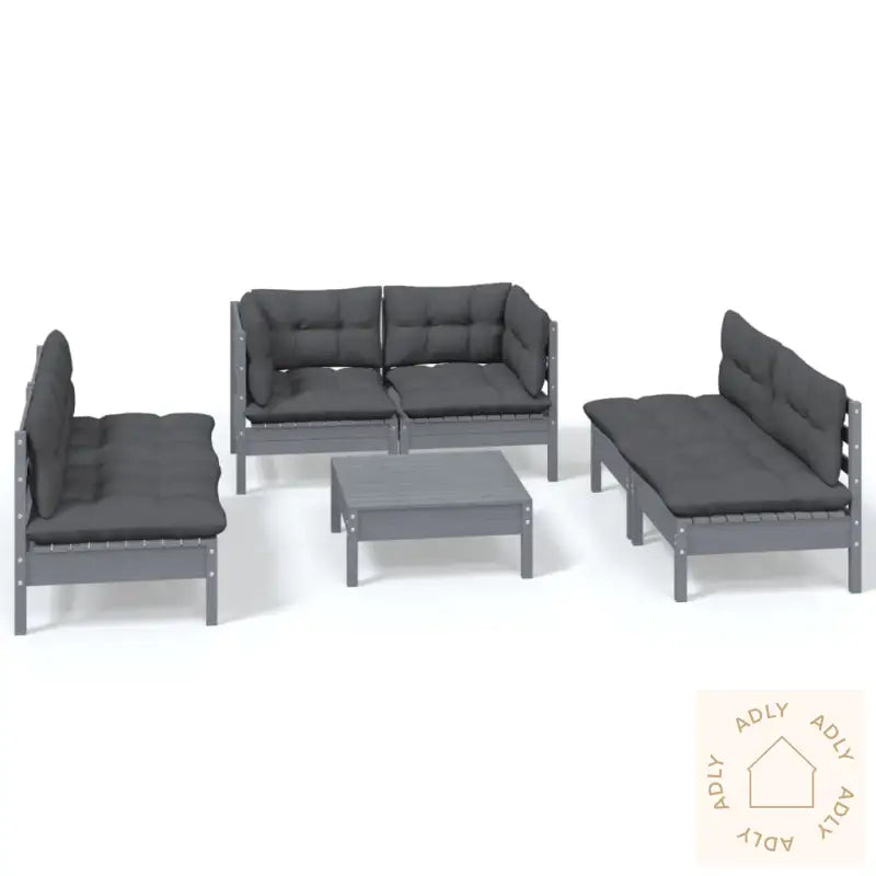 Hagesofagruppe Med Puter 7 Deler Heltre Furu