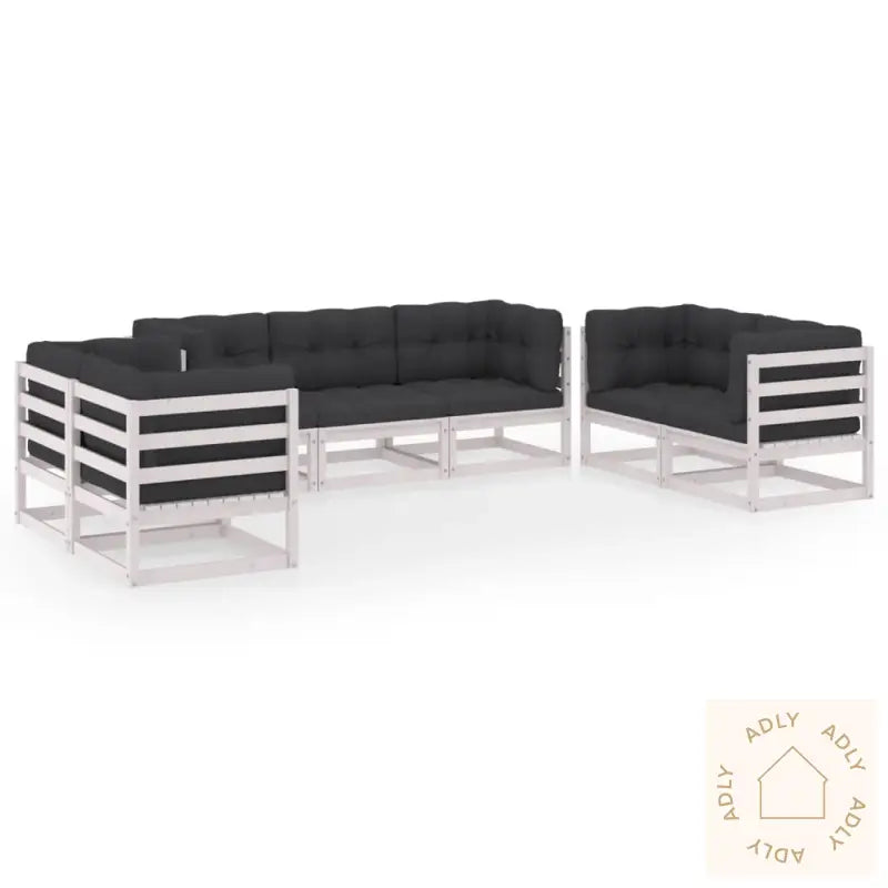 Hagesofagruppe Med Puter 7 Deler Heltre Furu