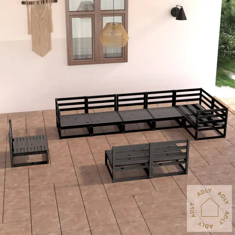 Hagesofagruppe 9 Deler Svart Heltre Furu