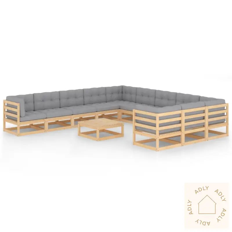 Hagesofagruppe Med Puter 12 Deler Heltre Furu