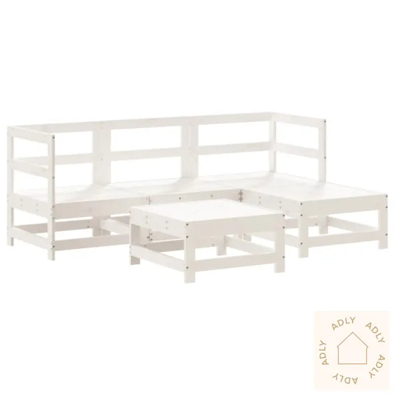 Hagesofagruppe Hvit 5 Deler Heltre Furu