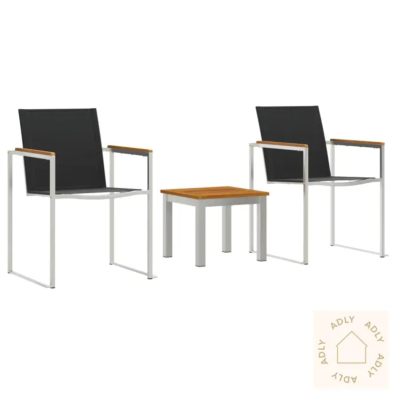 Spisestoler 2 Stk Grå 60X56X85 Cm Solid Akasietre