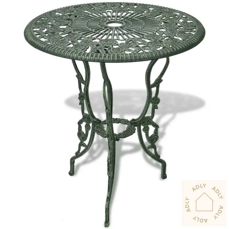 Bistrosett 3 Deler Støpt Aluminium Grønn