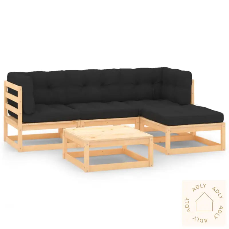Hagesofagruppe Med Puter 5 Deler Heltre Furu