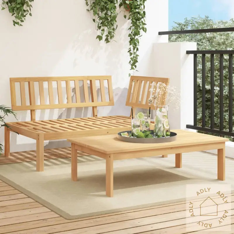 Hagesofa Paller 2 Stk Heltre Akasie