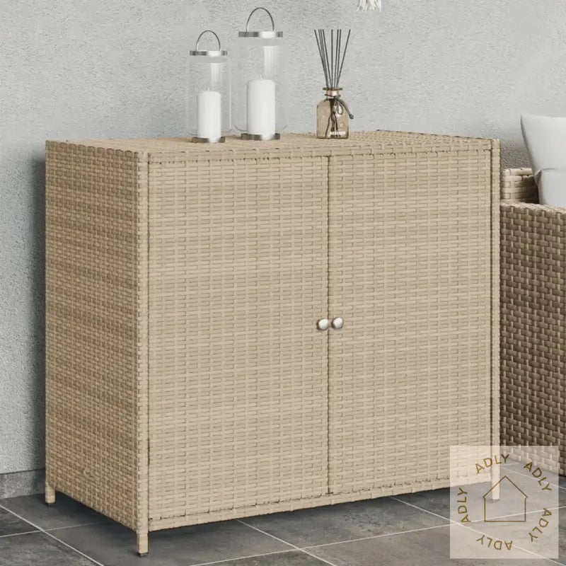 Putekasse Beige 83X45X76 Cm Polyrotting