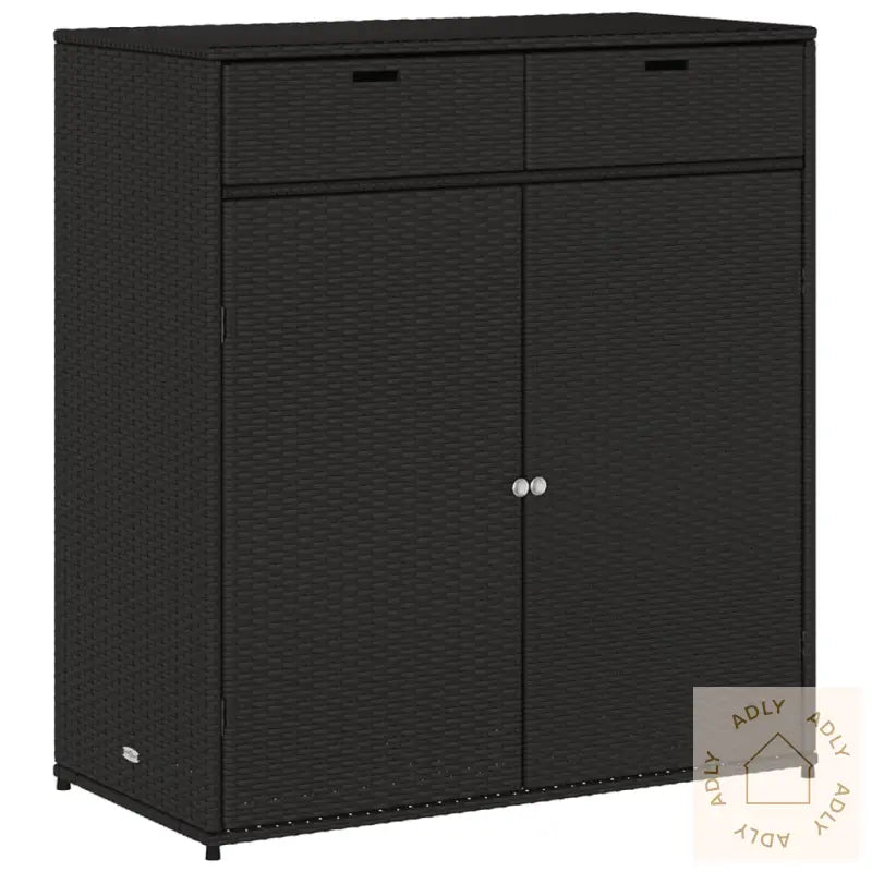 Putekasse Svart 105X55X113 Cm Polyrotting