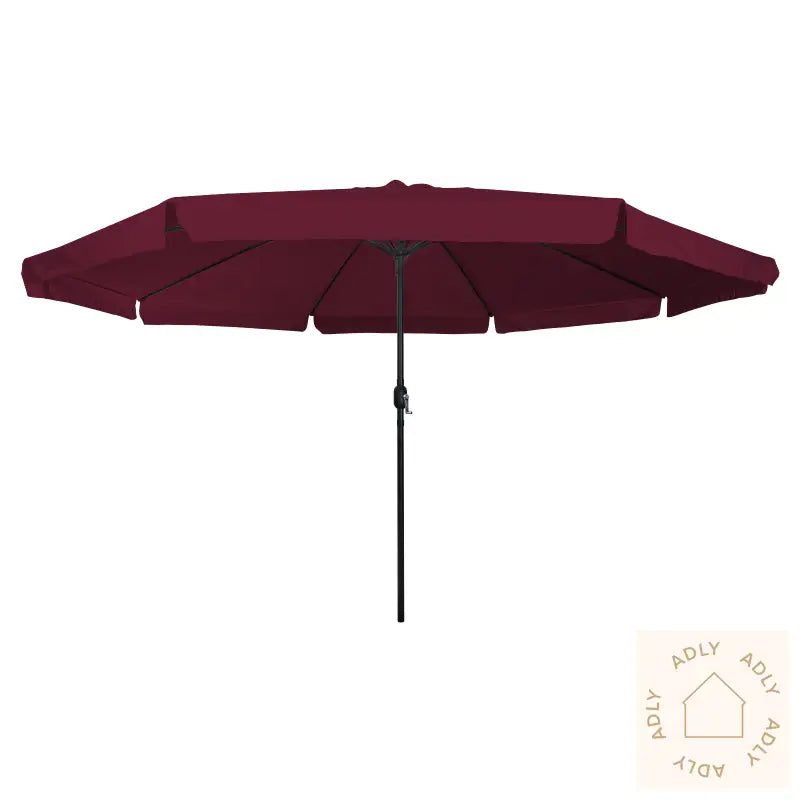 Hageparasol 395X245 Cm Burgunder