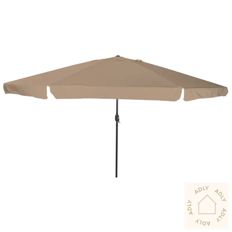 Hageparasol 395X245 Cm Taupe