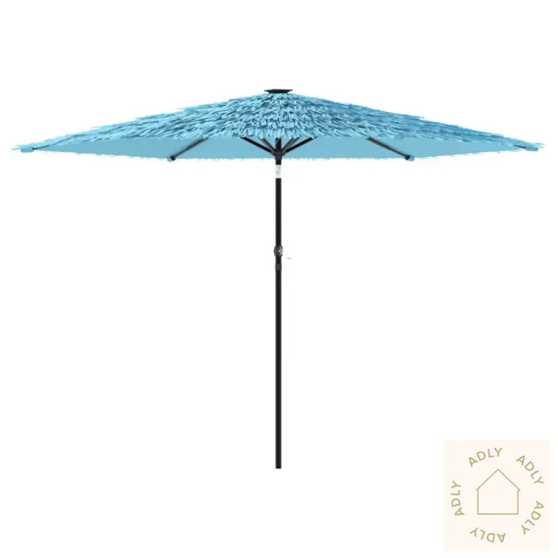 Hageparasoll Med Stålstang Blå 288X288X225 Cm