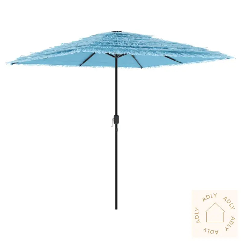 Hageparasoll Med Stålstang Blå 248X248X248 Cm
