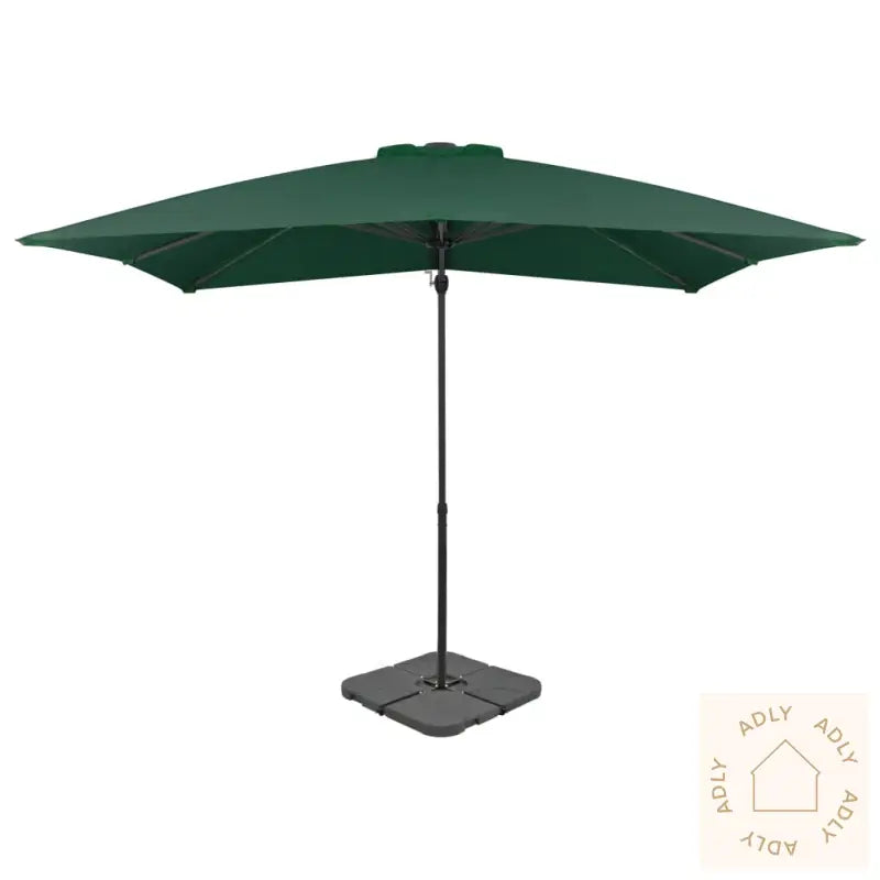 Hageparasoll Med Bærbar Fot Grønn