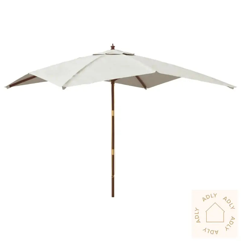 Hageparasoll Med Trestang Sand 300X300X273 Cm
