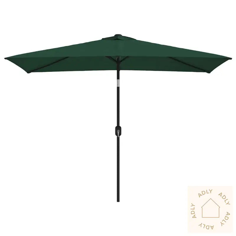 Parasoll 200 X 300 Cm Grønn Rektangulær