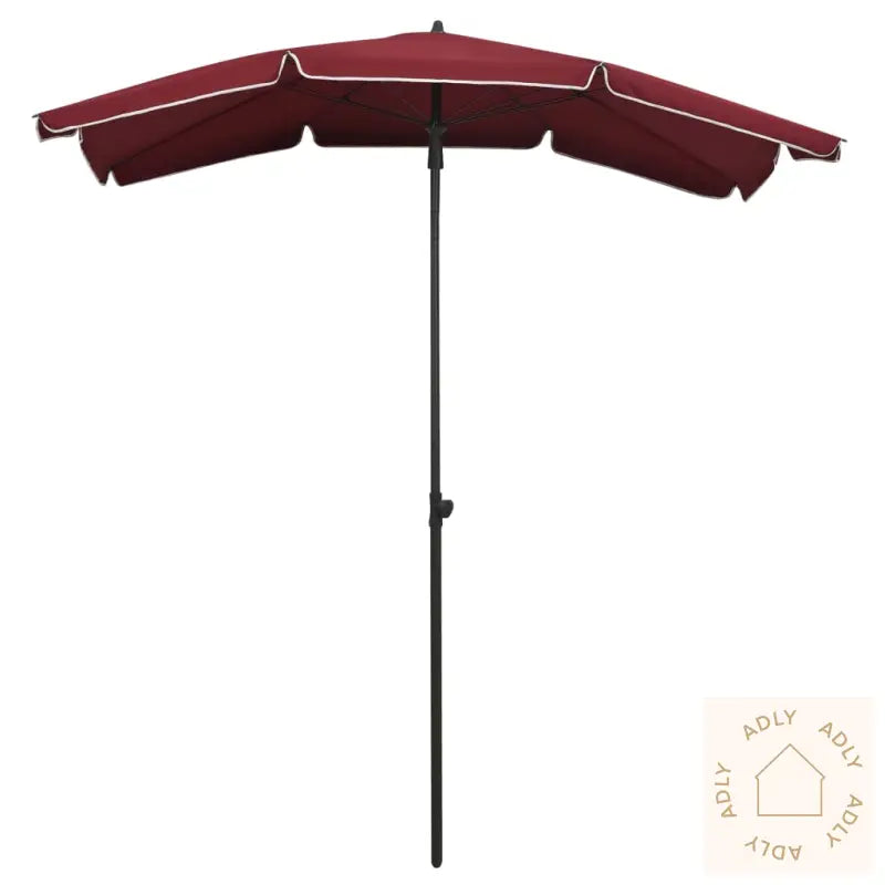Hageparasoll Med Stang 200X130 Cm Vinrød